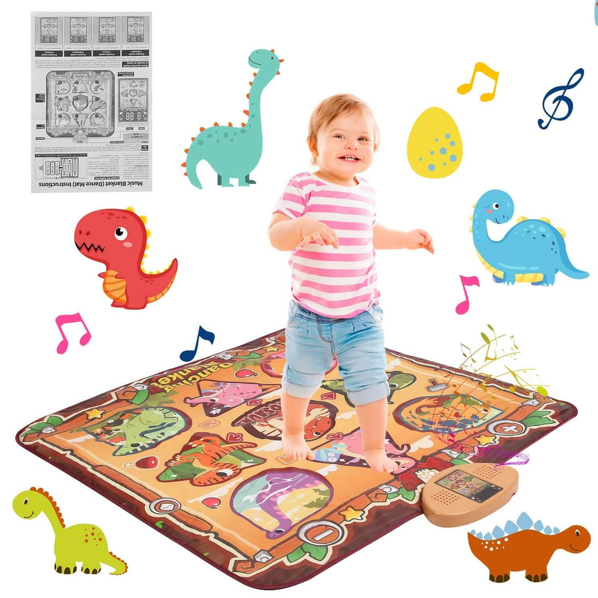 Kids Electronic Music Dance Pad with 6 Modes - A-1 Thread Vault
