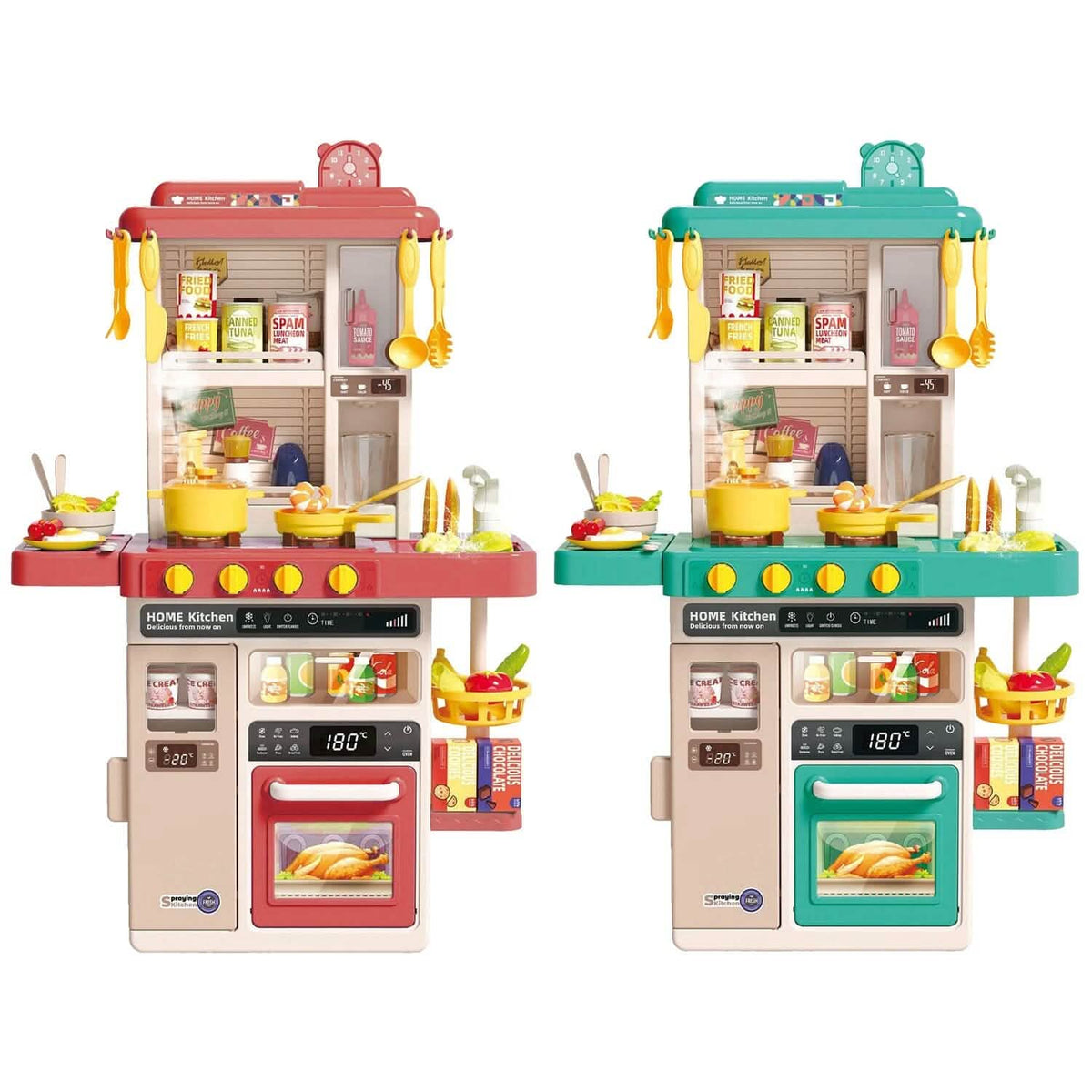 Kids Kitchen Play Set Interactive Pretend Kitchen Toys Cookware - A-1 Thread Vault