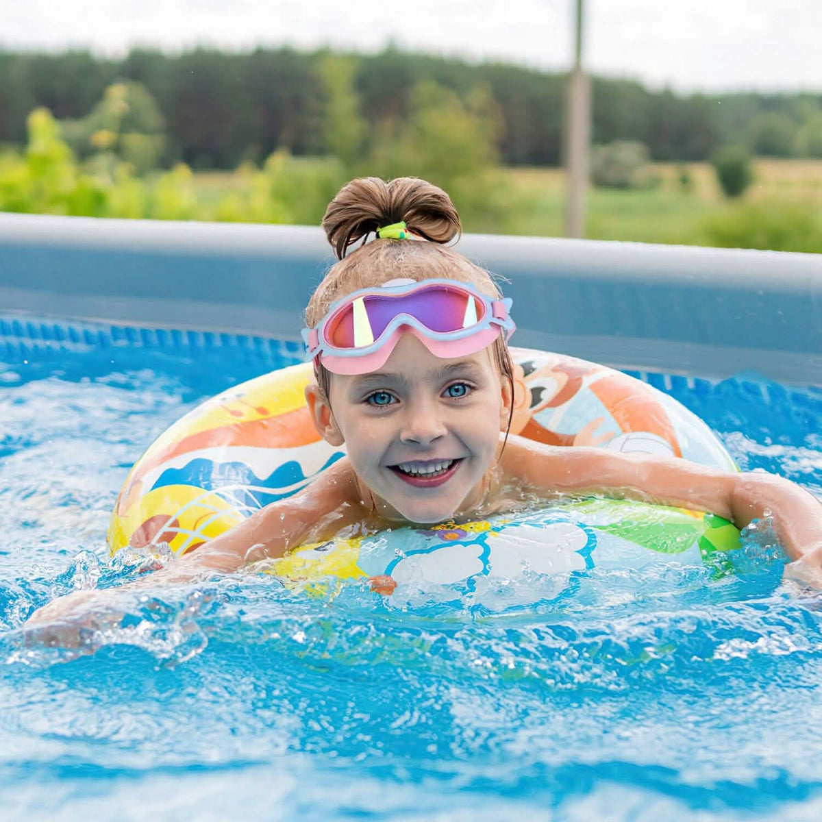 Kids Swim Goggles with Ear Plugs UV Protection Anti-Fog Leak Proof - A-1 Thread Vault