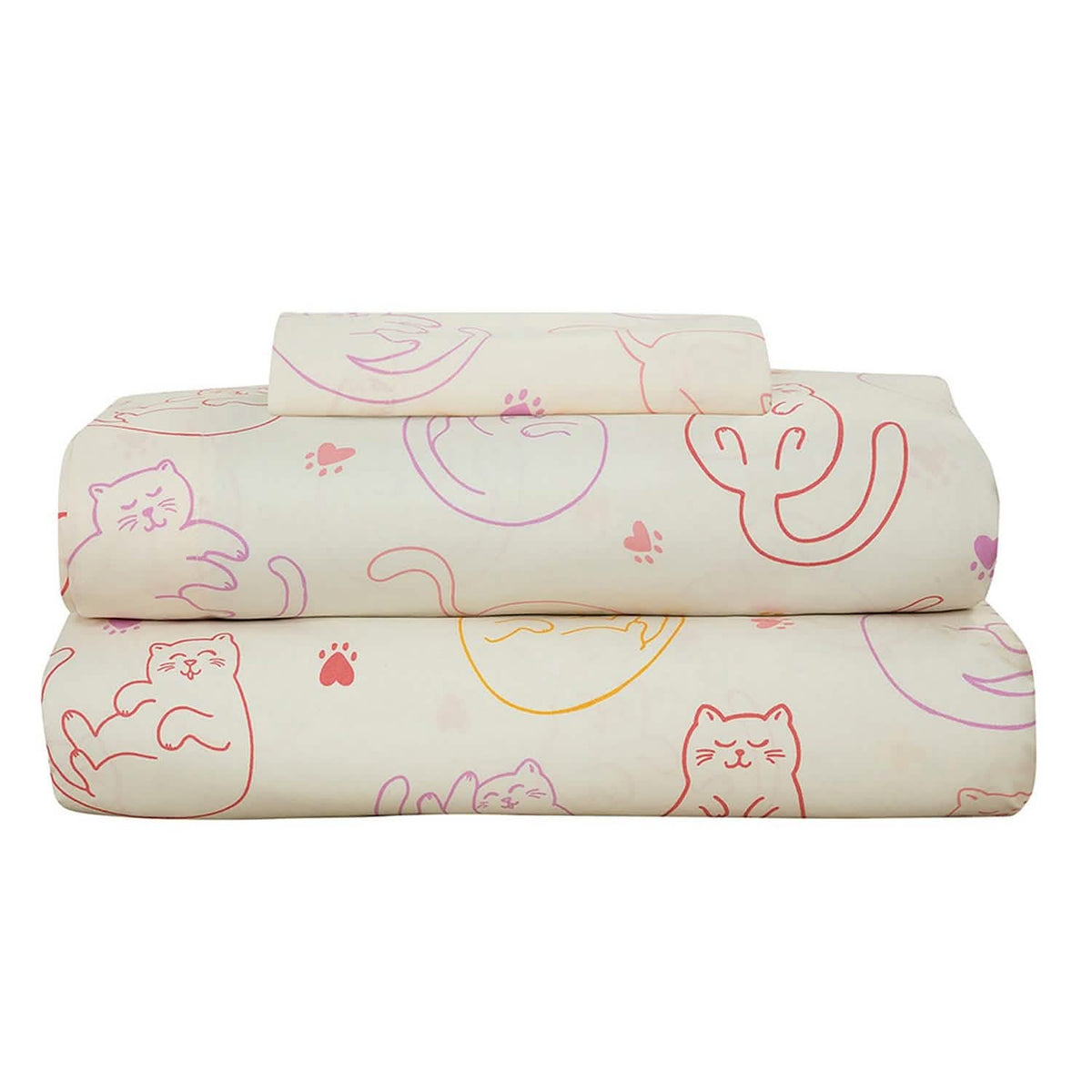 Kidz Mix Sleepy Cats Bed in a Bag - A-1 Thread Vault