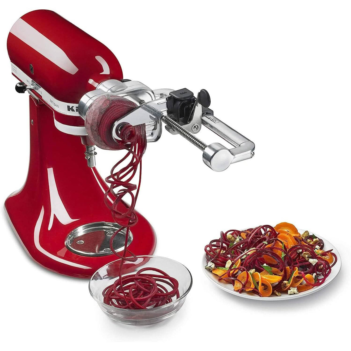 KitchenAid 7 Blade Spiralizer Plus with Peel, Core and Slice - A-1 Thread Vault
