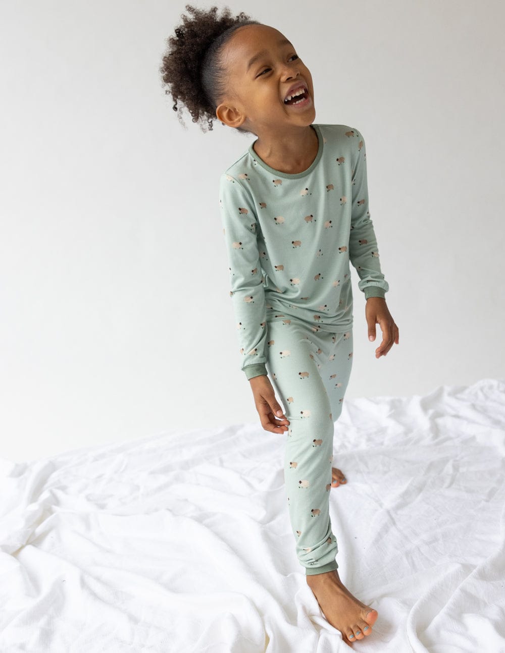 Lamb Bamboo Kids Pajama Set - A-1 Thread Vault