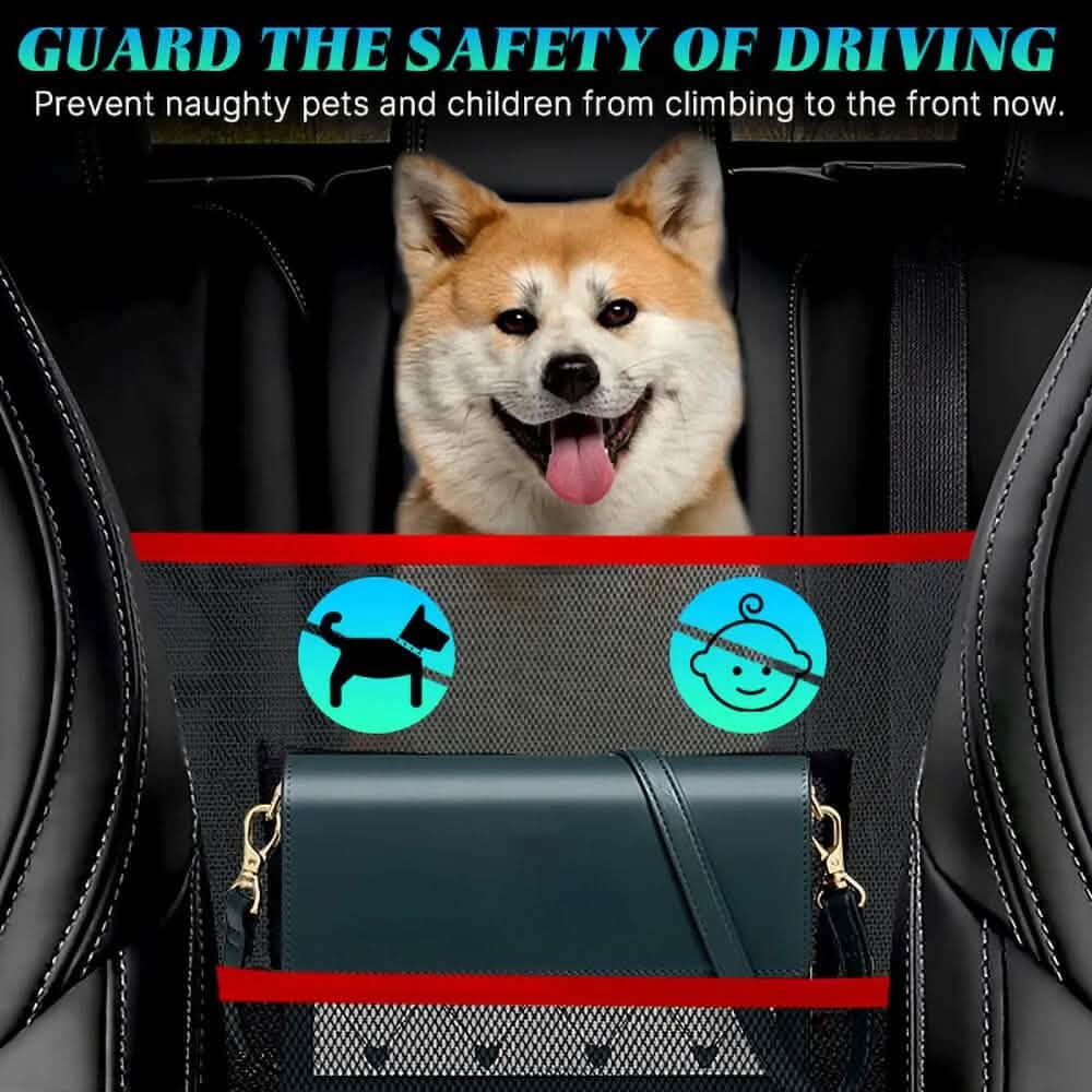 Large Capacity Car Seat Net Pocket - A-1 Thread Vault