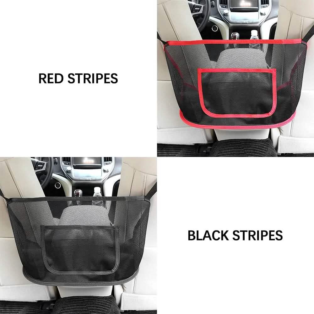 Large Capacity Car Seat Net Pocket - A-1 Thread Vault