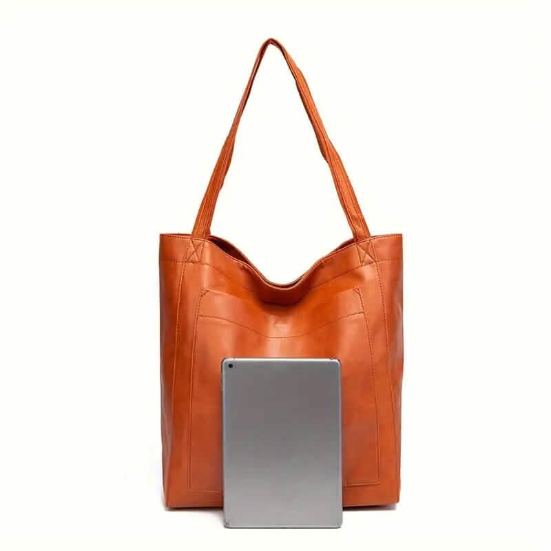 Large Capacity Soft Leather Handbags for Women - A-1 Thread Vault