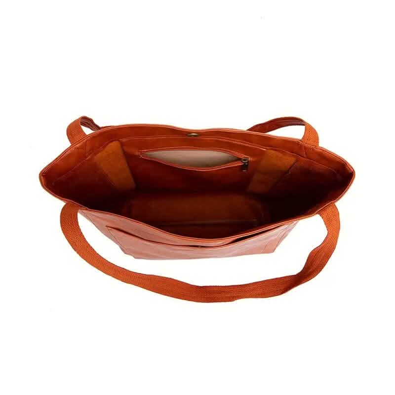 Large Capacity Soft Leather Handbags for Women - A-1 Thread Vault