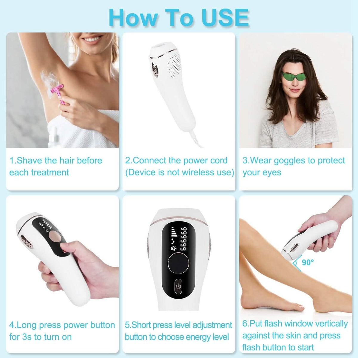 Laser Hair Removal Ice Cooling Permanent IPL - A-1 Thread Vault