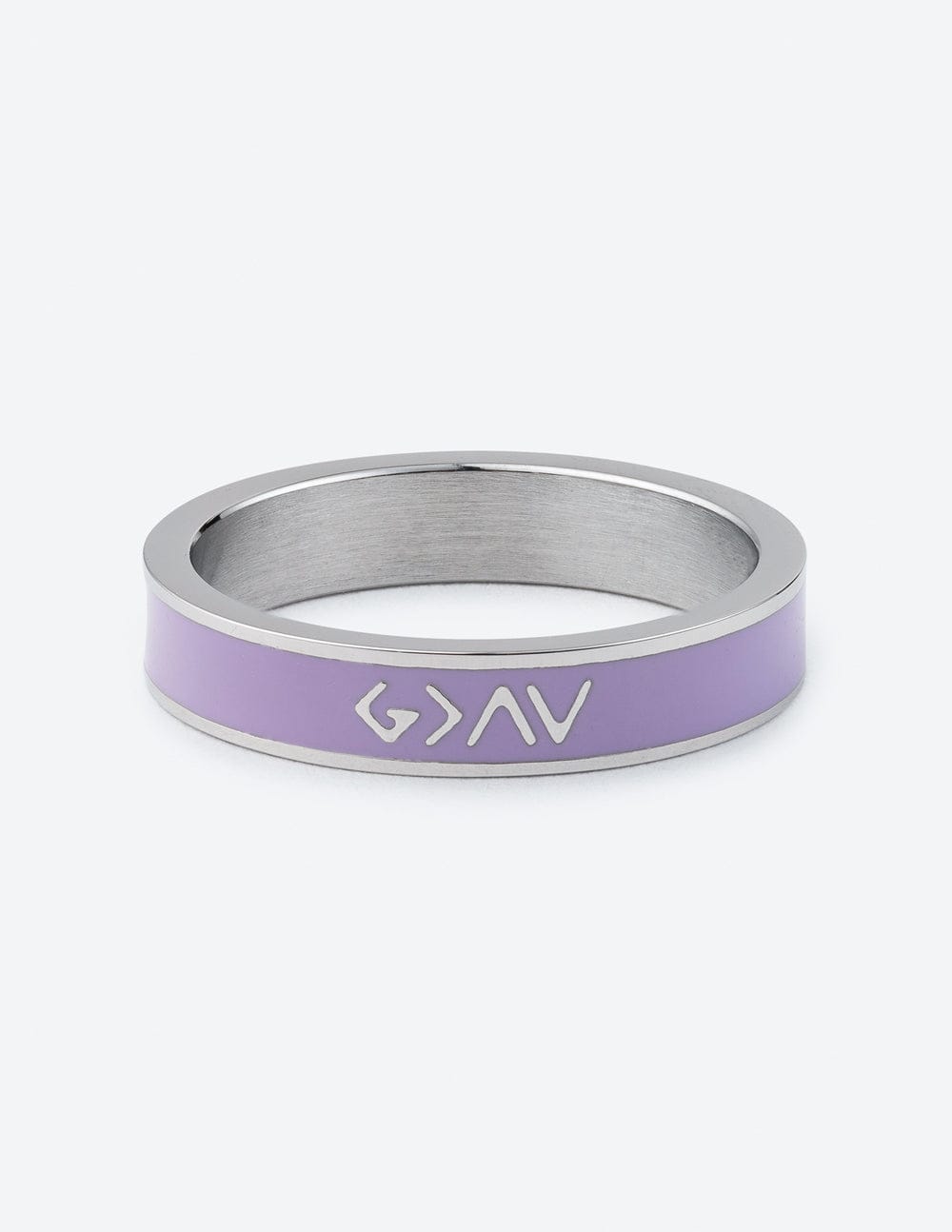 Lavender Enamel Highs and Lows Ring - A-1 Thread Vault
