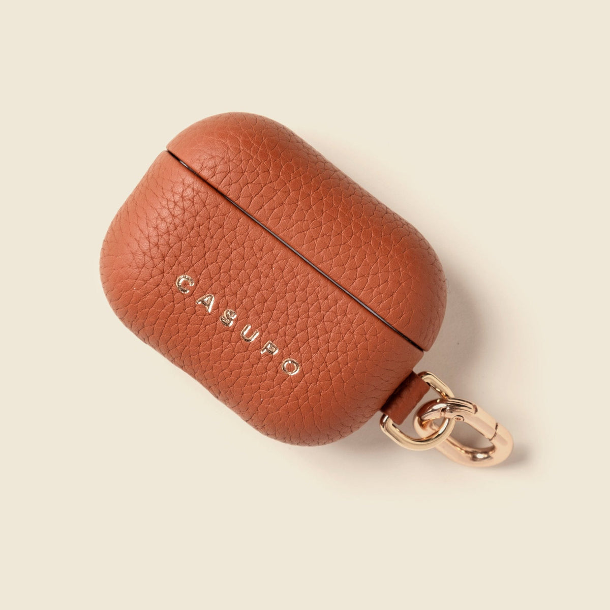 Leather Airpod Case - Tan - A-1 Thread Vault