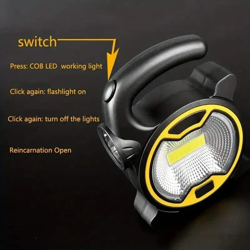 LED COB Camping Flashlight Lantern - A-1 Thread Vault