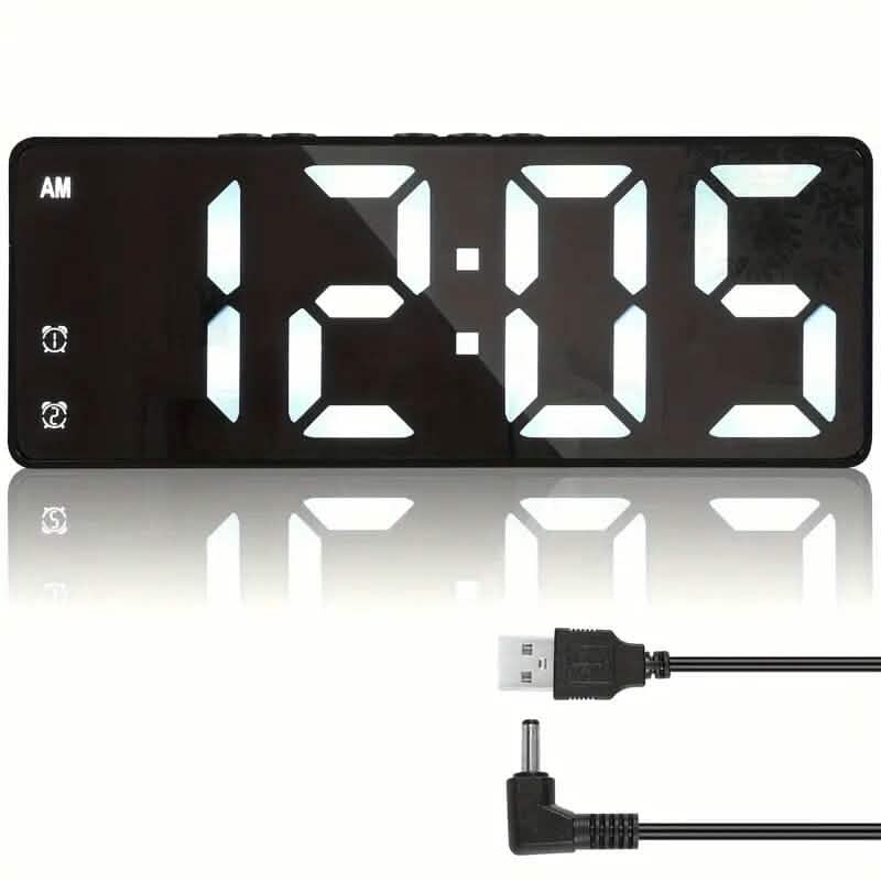 LED Digital Alarm Clock with Dual Alarms, Voice Control and more - A-1 Thread Vault