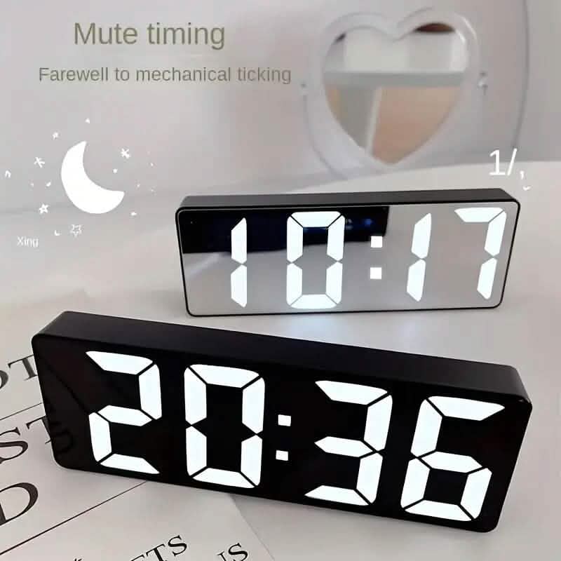 LED Digital Alarm Clock with Dual Alarms, Voice Control and more - A-1 Thread Vault