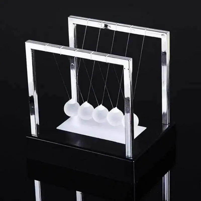 LED Light Up Pendulum Perpetual Fun Science Physics Learning Balance Balls Desk Toys - A-1 Thread Vault