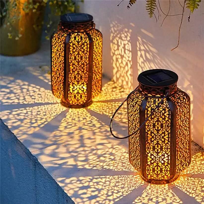 LED Metal Lantern Solar Lamp - A-1 Thread Vault