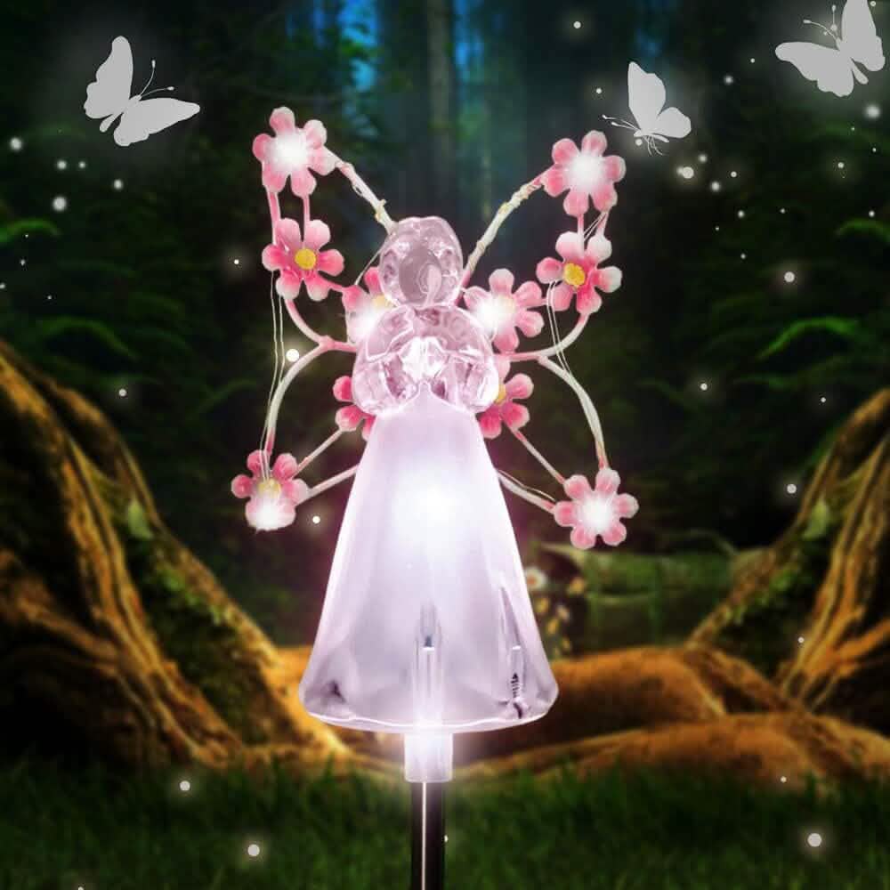 LED Solar Angel Garden Stake Lights - A-1 Thread Vault