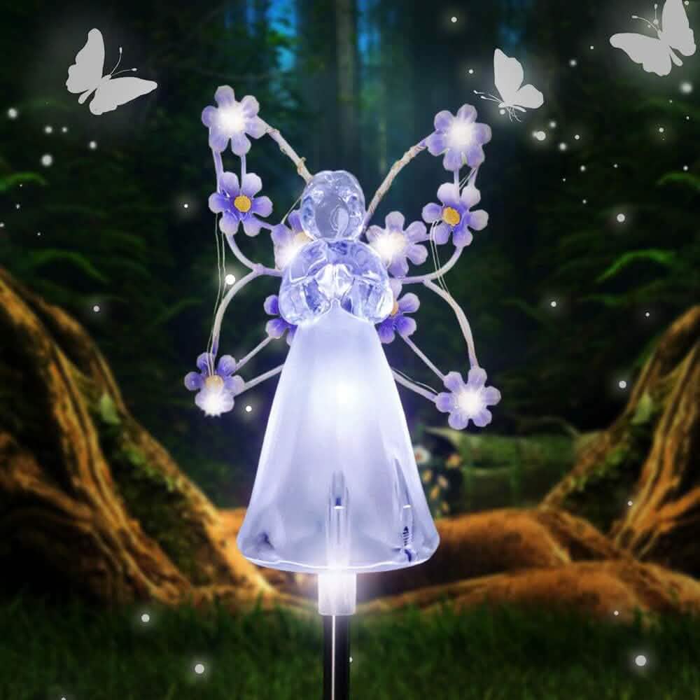 LED Solar Angel Garden Stake Lights - A-1 Thread Vault