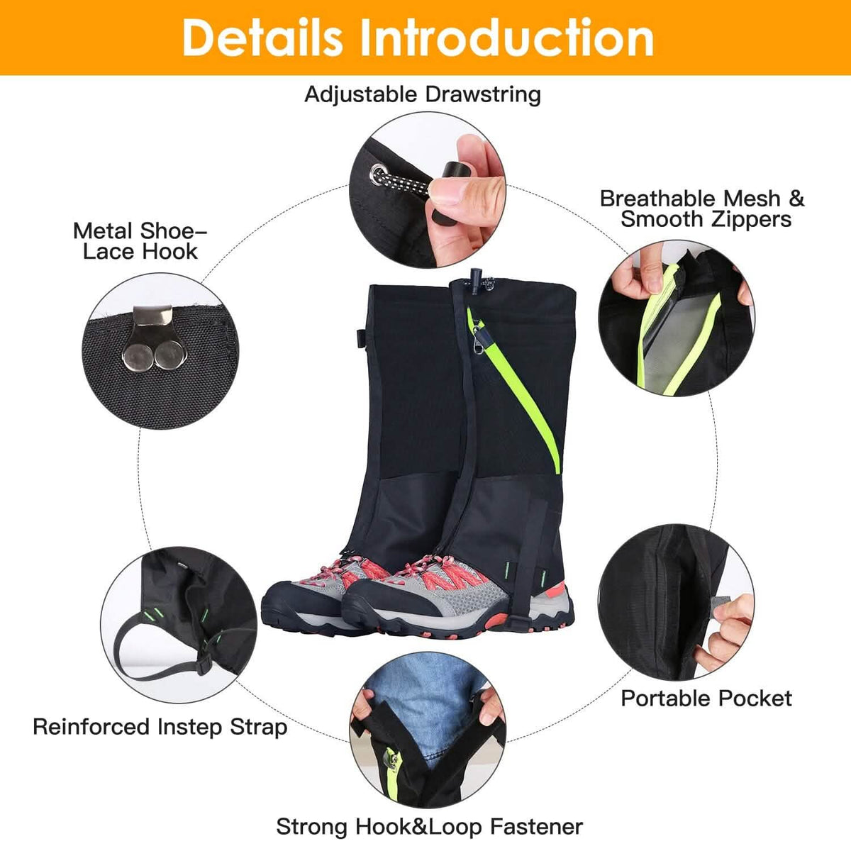 Leg Gaters Waterproof Snow Boot - A-1 Thread Vault