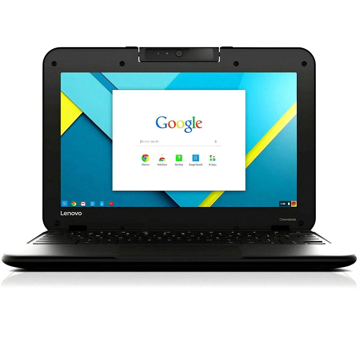 Lenovo N21 11.6" Chromebook - 2.16GHz Intel Celeron N2840 - 2GB RAM 16GB SSD (Refurbished) - A-1 Thread Vault