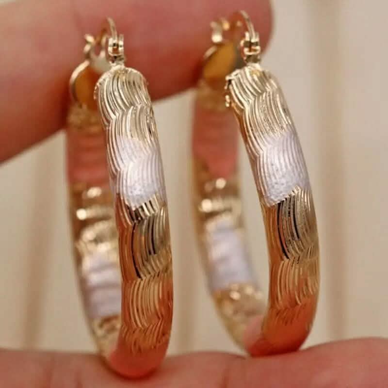 Leverback Hoop Earrings Chunky O-Shaped Tiny Earrings - A-1 Thread Vault
