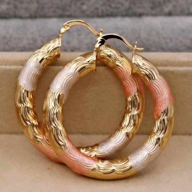 Leverback Hoop Earrings Chunky O-Shaped Tiny Earrings - A-1 Thread Vault
