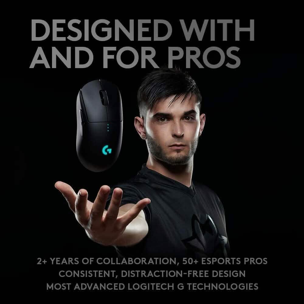 Logitech G Pro Wireless Gaming Mouse with Esports Grade Performance (Refurbished) - A-1 Thread Vault