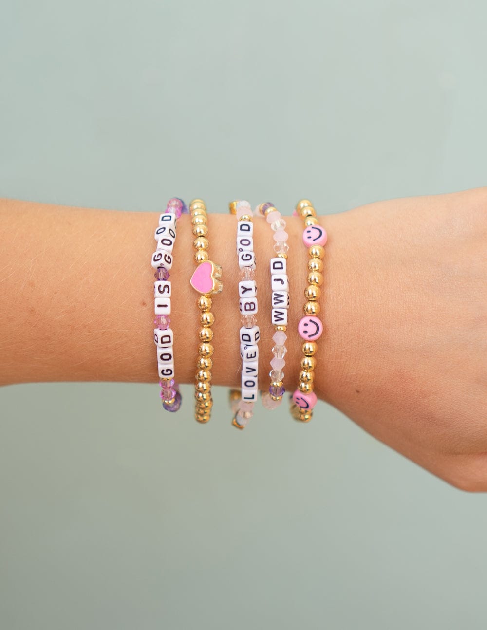 Loved By God Letter Bracelet - A-1 Thread Vault