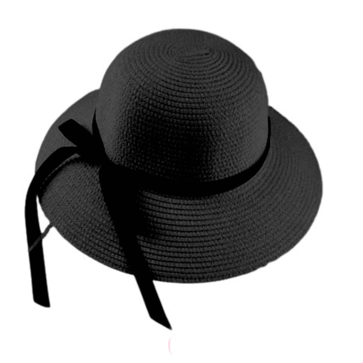 Lulu & Lilo Women's Sun Hat With Bowtie Ribbon Collection - A-1 Thread Vault