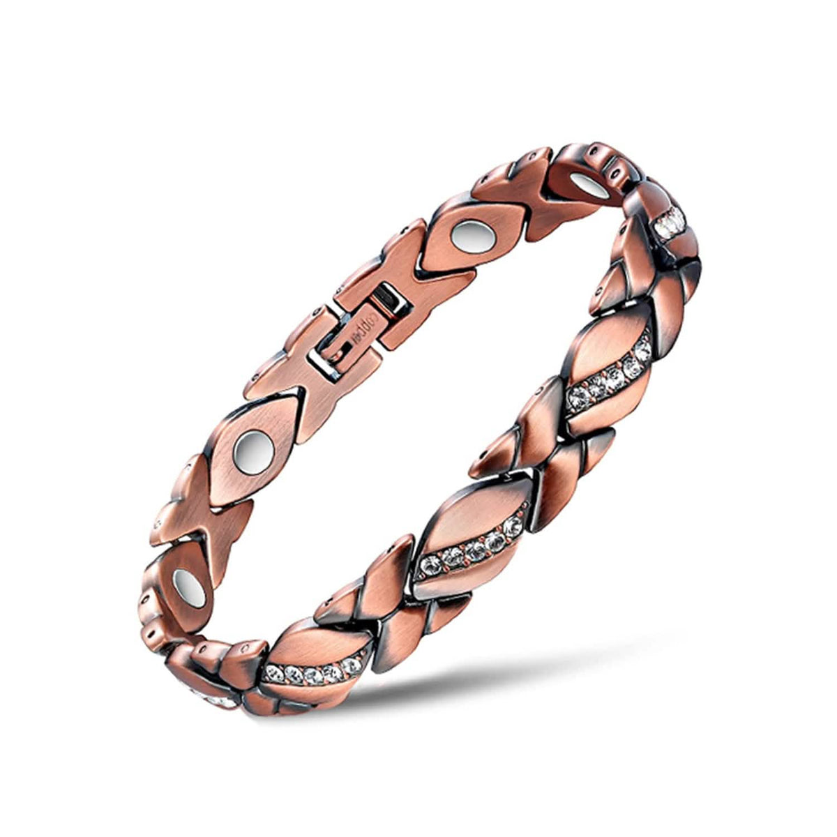 Magnetic Energy Therapy Pain Relief Copper Bracelet Unisex - A-1 Thread Vault