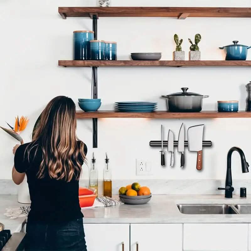 Magnetic Knife Holder for Kitchen Wall - A-1 Thread Vault