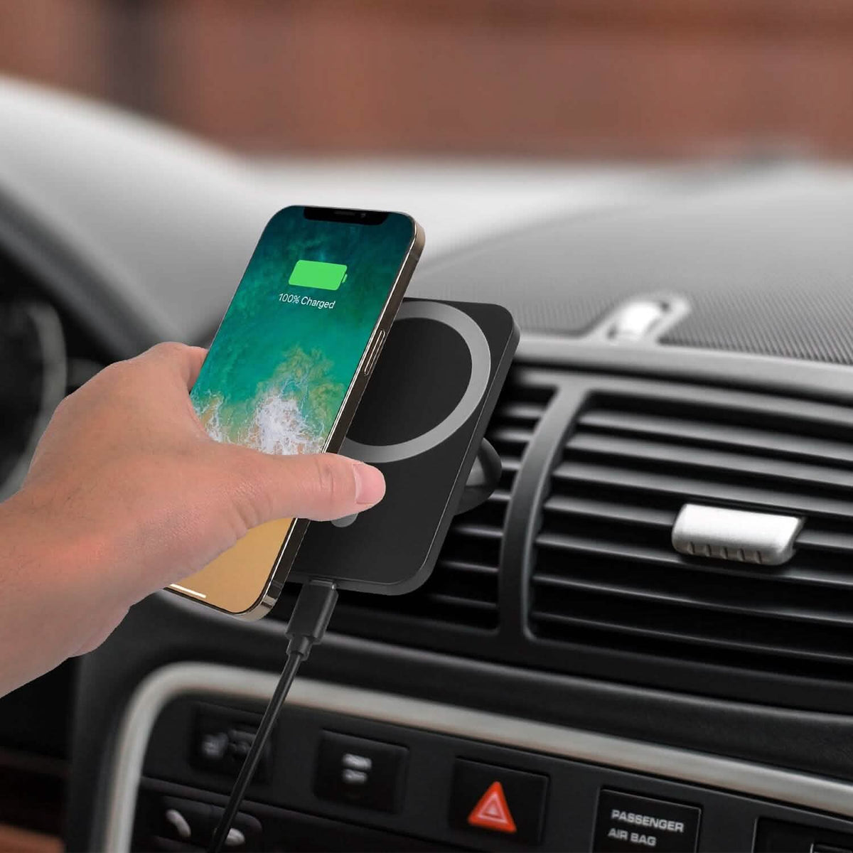 Magnetic Wireless Charger MagSafe Car Phone Mount Air Vent Holder - A-1 Thread Vault
