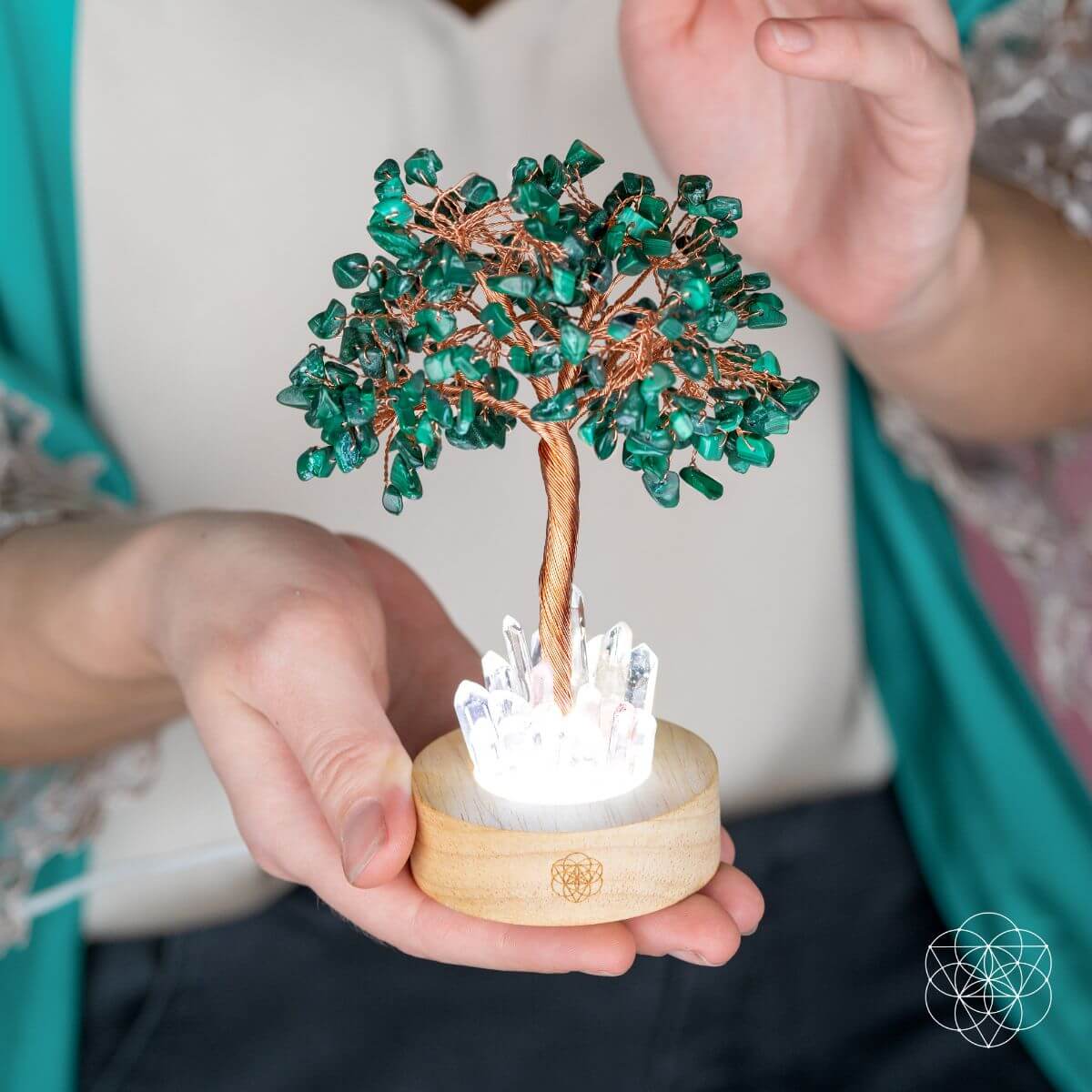 Unwind - Malachite Tree Lamp - A-1 Thread Vault