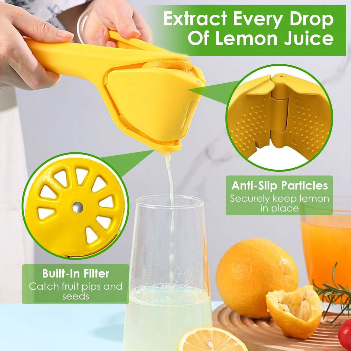 Manual Lemon Squeezer Fold Flat Design - A-1 Thread Vault