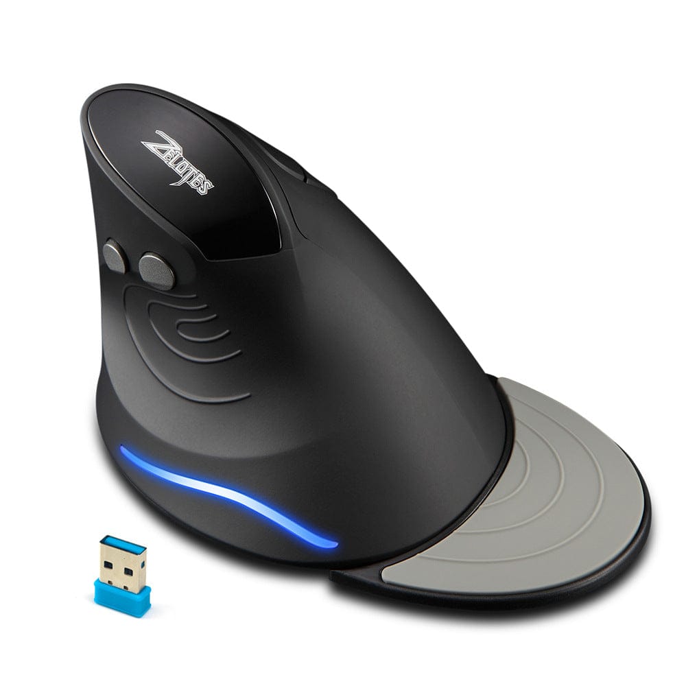 Master F17 Vertical Mouse Ergonomic Worm Anti Mouse Hand Laptop Desktop Wireless Mouse