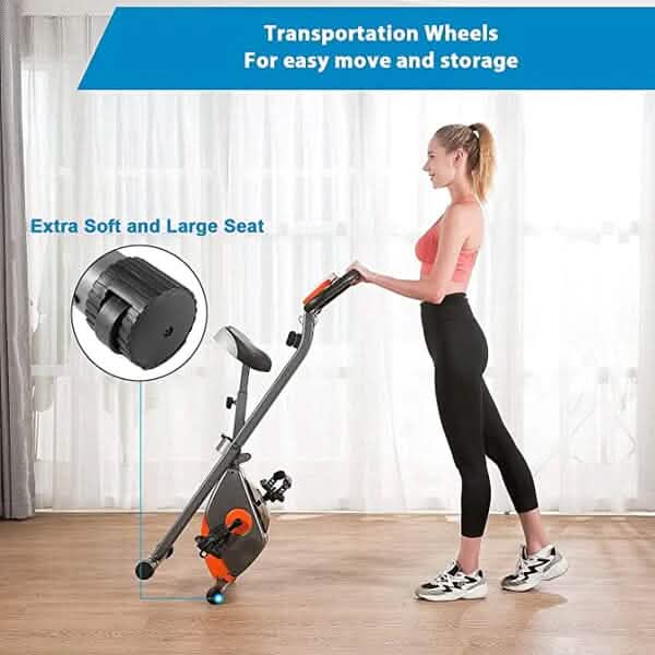 Maxkare MK-4012 Exercise Bike with Arm Resistance Bands - A-1 Thread Vault