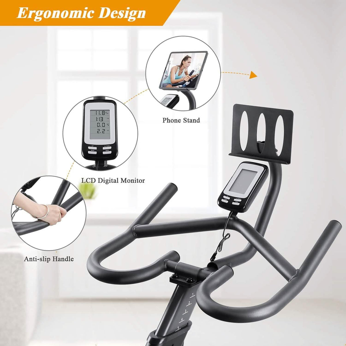 MaxKare Stationary Upright Exercise Bike - A-1 Thread Vault