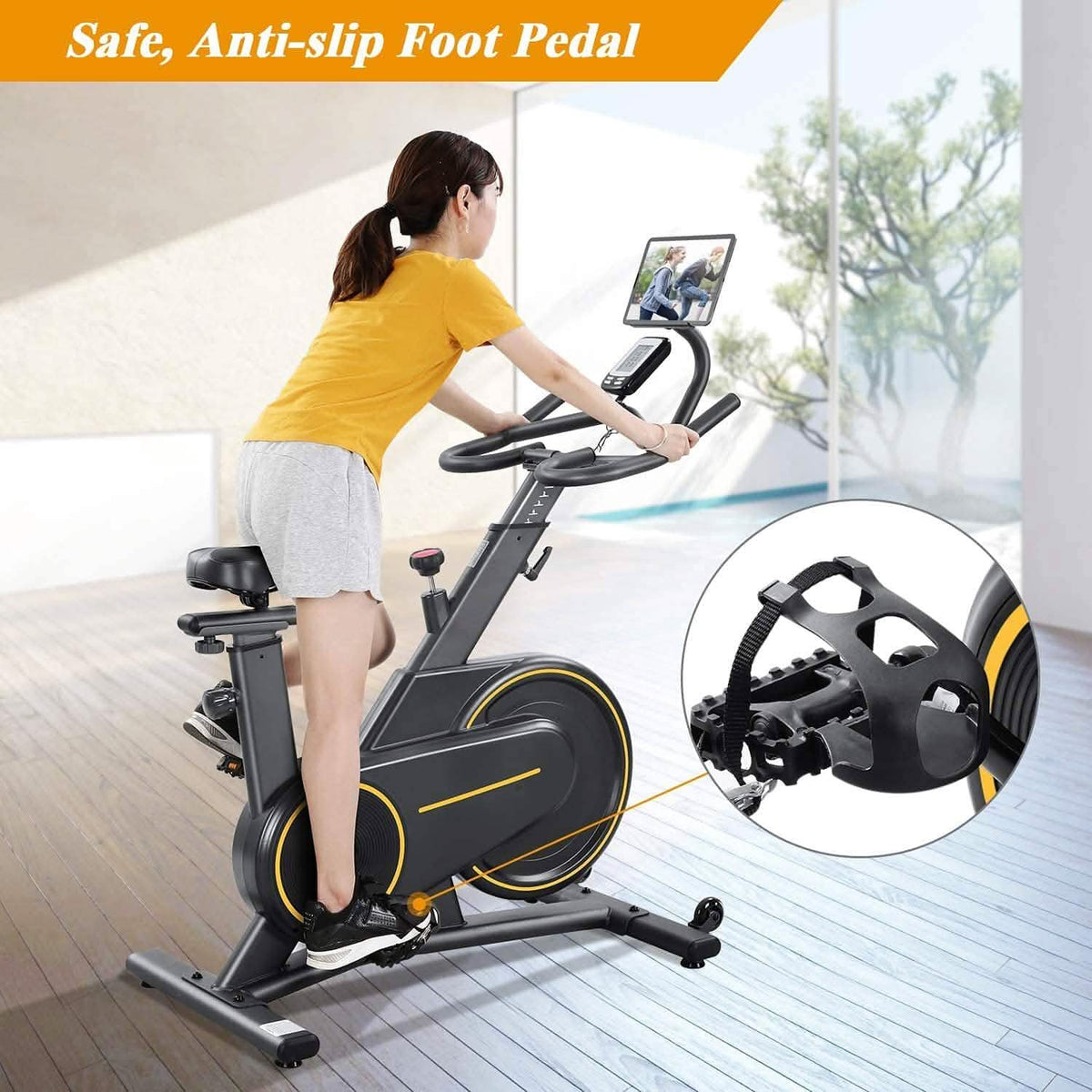 MaxKare Stationary Upright Exercise Bike - A-1 Thread Vault