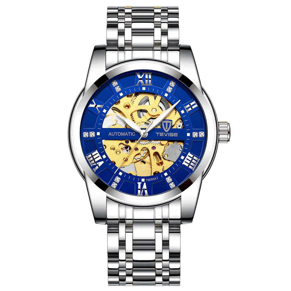 Mechanical Watch With A Hollowed-out Steel Bracelet - A-1 Thread Vault