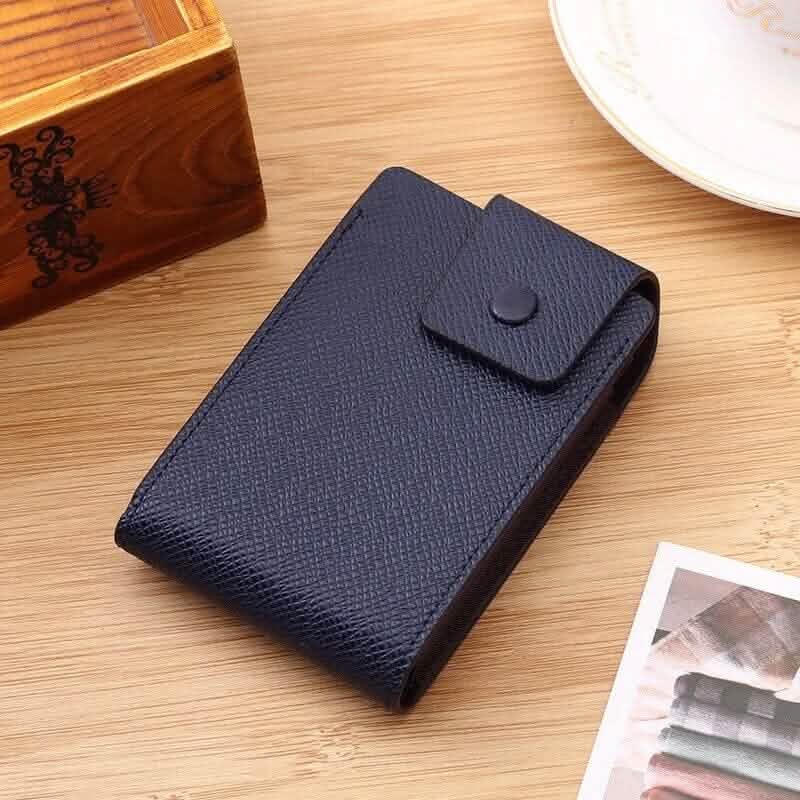 Men Faux Leather 10 Card Slots Coins Bag Wallet - A-1 Thread Vault