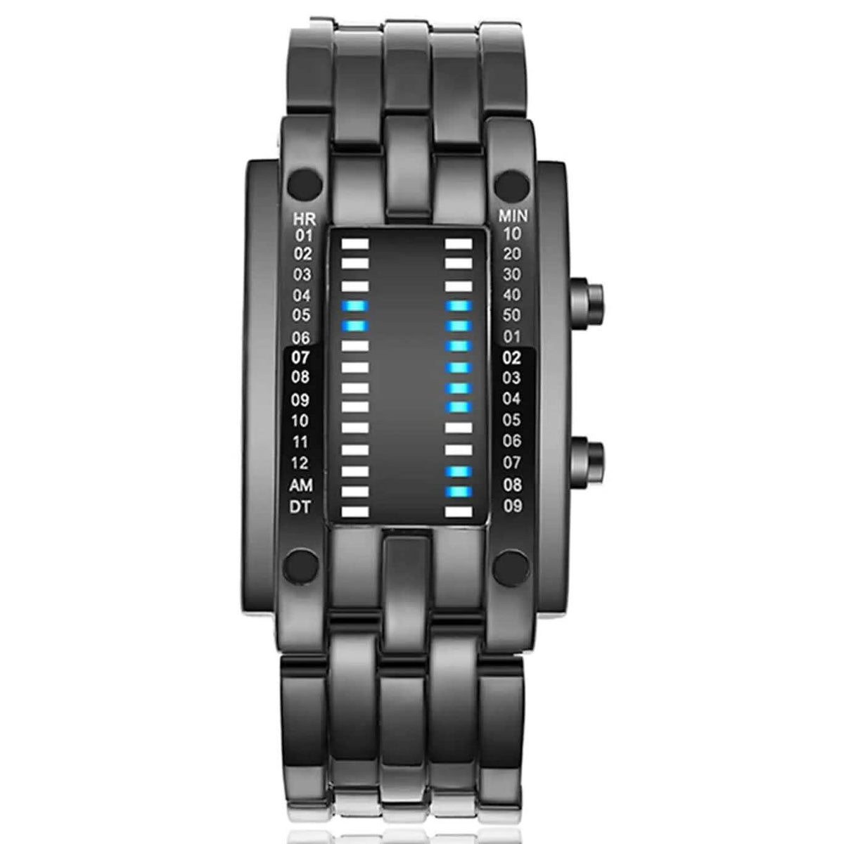 Men LED Light Stainless Steel Sports Watch - A-1 Thread Vault