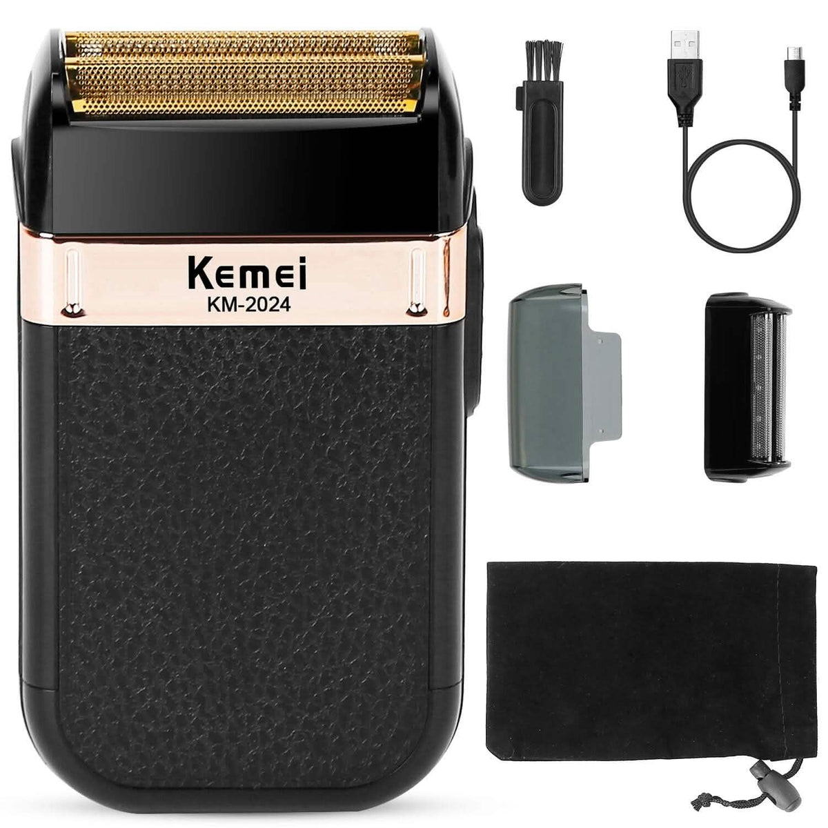 Men Rechargeable Cordless Beard Trimmer Grooming Kit - A-1 Thread Vault