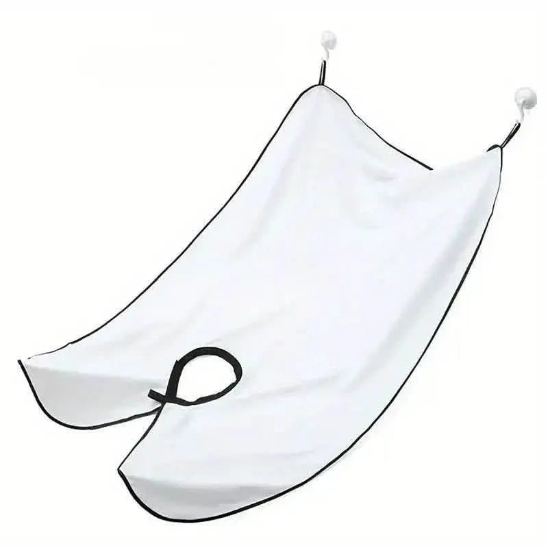 Men's Beard Shaving Apron - Grooming Accessories with Two Suction Cups - A-1 Thread Vault