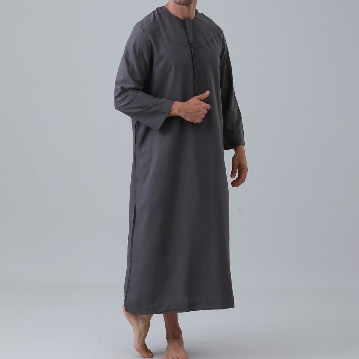 Men's Classic Solid Thobe Collection (MT035) - A-1 Thread Vault