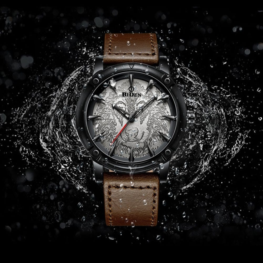 Men's Solid Color Casual Belt Quartz Watch - A-1 Thread Vault
