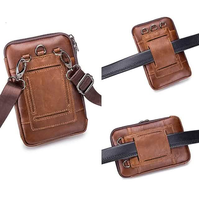 Men's Bum Bag Messenger Bag Fanny Pack Belt Pouch - A-1 Thread Vault