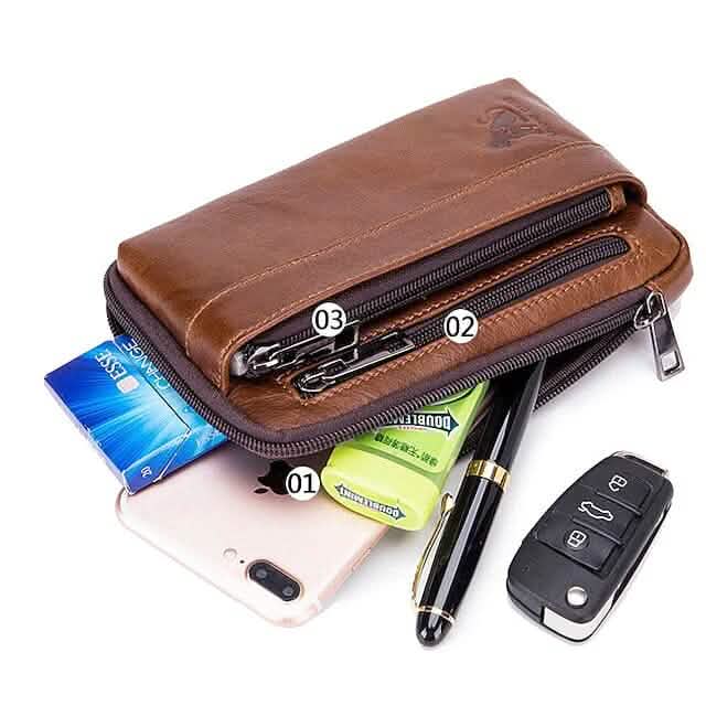Men's Bum Bag Messenger Bag Fanny Pack Belt Pouch - A-1 Thread Vault