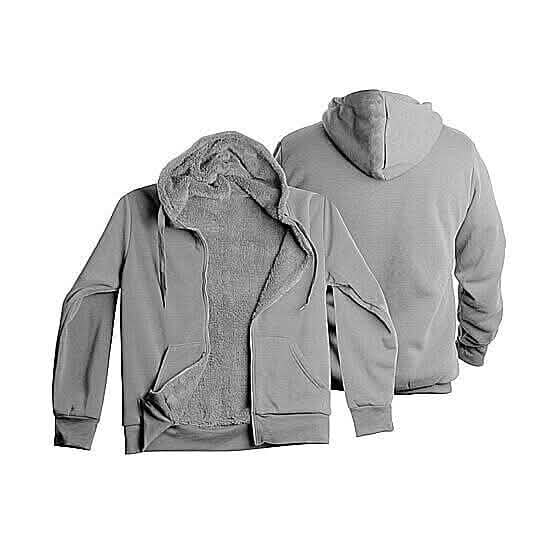 Men's Thick Sherpa Lined Fleece Hoodie (Big & Tall Sizes Available) - A-1 Thread Vault