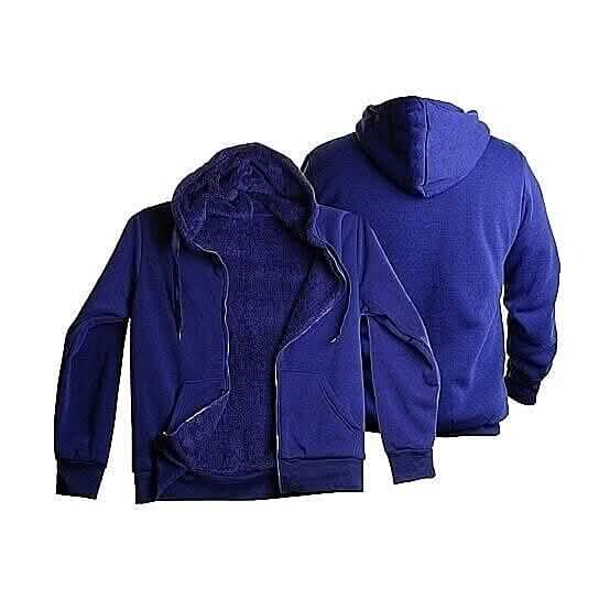 Men's Thick Sherpa Lined Fleece Hoodie (Big & Tall Sizes Available) - A-1 Thread Vault
