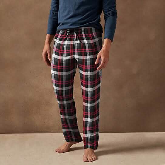 Men's Ultra Soft Flannel Plaid Pajama Lounge Pants - A-1 Thread Vault