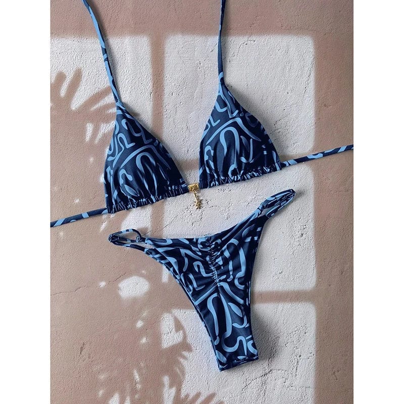 Micro Bikini Women Swimsuit Two-Piece Bathing Suit Woman Swimwear 2026 Sexy Leopard Push Up Thong Bikinis Sets Beachwear Summer - A-1 Thread Vault