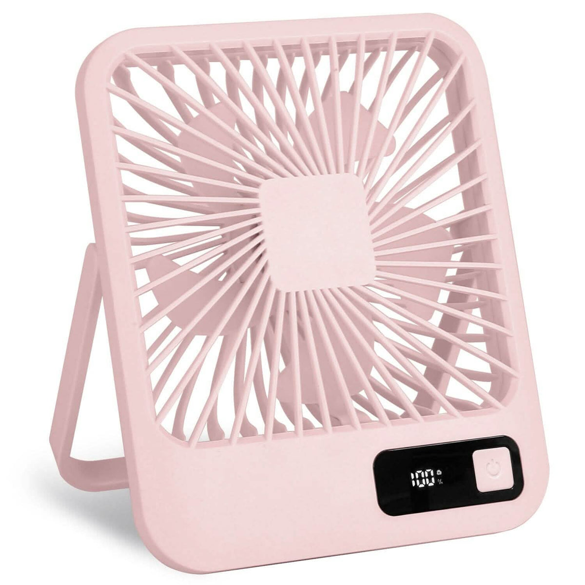 Mini Desktop Cooling Fan Rechargeable Battery Powered with LCD Display - A-1 Thread Vault